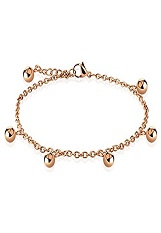 admirable teensy rose dangle baby anklet